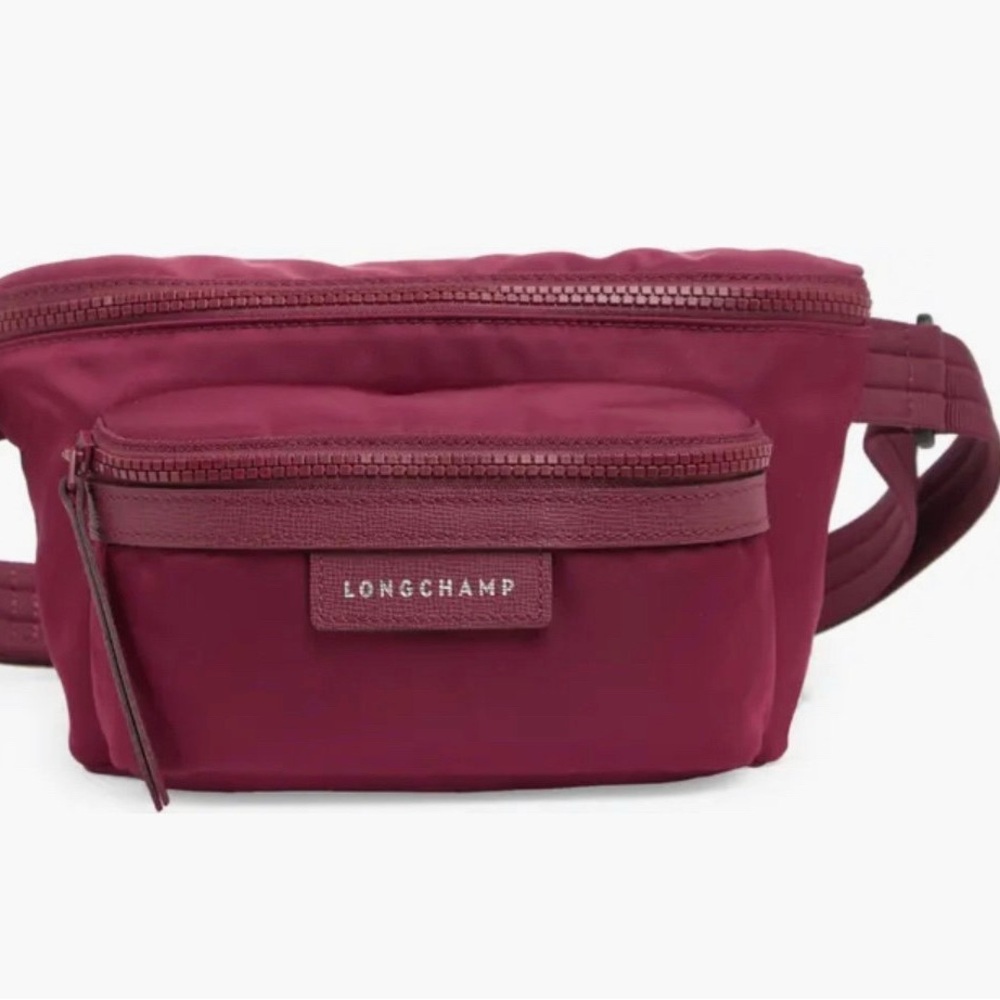 Longchamp Burgundy Crossbody Belt Bag